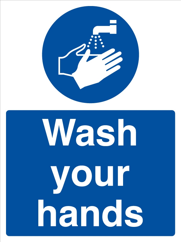 Wash Your Hands Please Sign