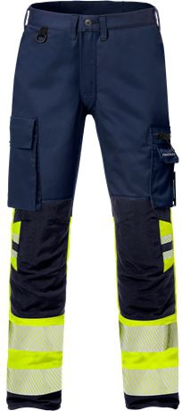 High vis stretch trousers woman class 1